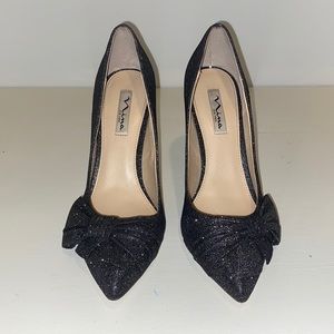 Nina Gun Metal Shimmer Heels